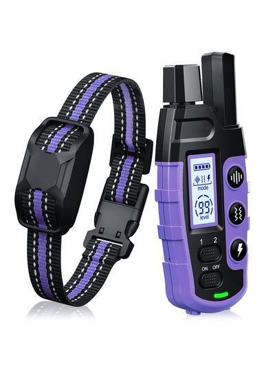Collier Dressage 3300ft Étanche Choc Vibration Gros Chien