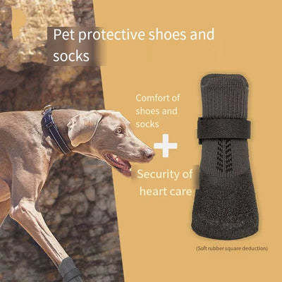 Bottes Neige Antigel Gros Chien Doublure Peluche