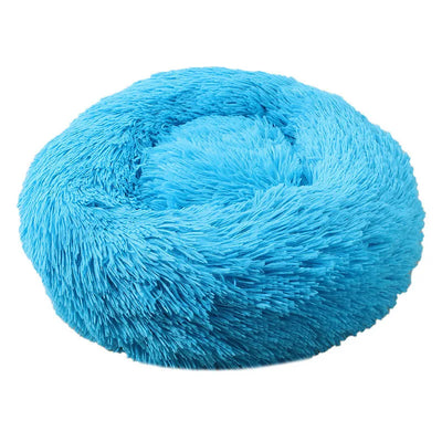 Panier Rond Donut Fibre Longue pour Chien 40 à 110 cm