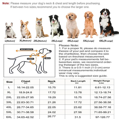 Manteau Imperméable Chien Visière Réfléchissant du L au 6XL