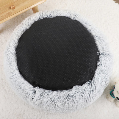 Panier Donut Gris Givré Grand Chien 40 à 100 cm