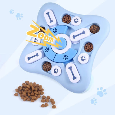 Jouet Puzzle Interactif pour Chien Plateau à Friandises