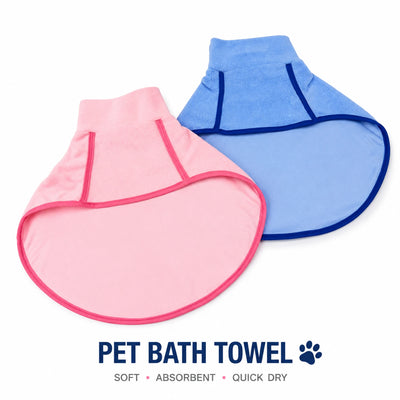 Serviette de Bain Polaire Corail Chien