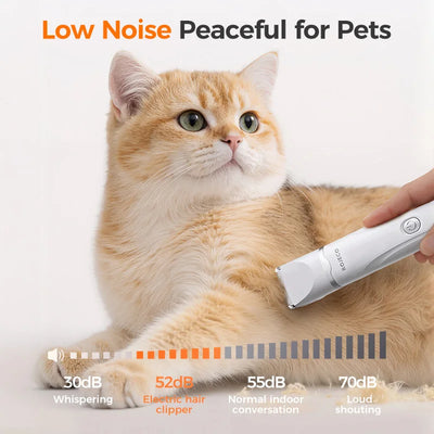 Tondeuse pour Chien Multi-Têtes Céramique et Meuleuse Ongles