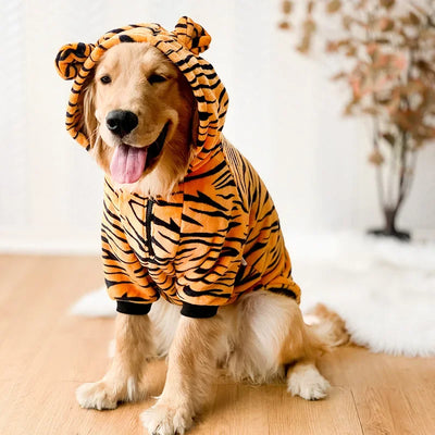 Manteau Dinosaure à Capuche Velours Gros Chien