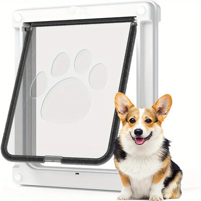 Porte pour Chien ABS Verrouillable 4 Modes Petite Taille