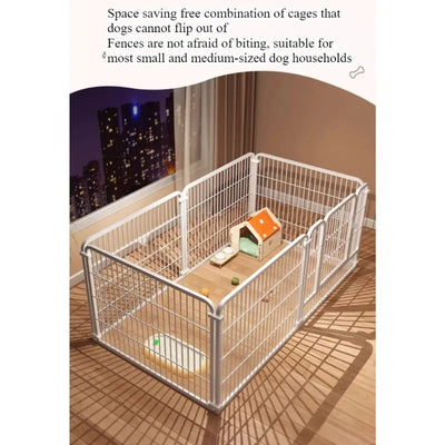 Enclos Modulable pour Chien d'Intérieur Haut et Robuste