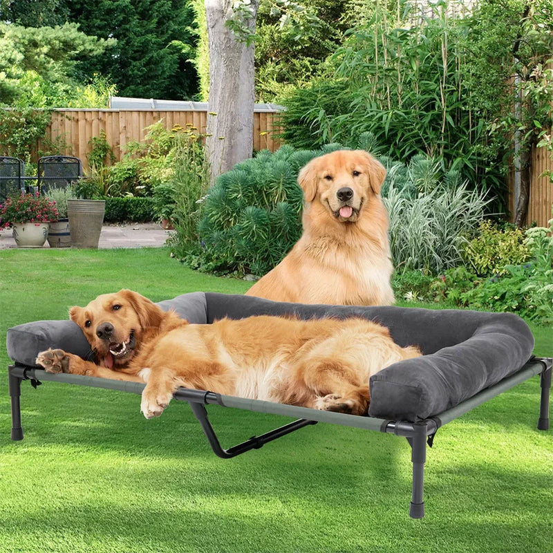 Lit pour chien surélevé - Gros-Chien.com