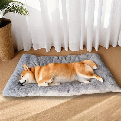 Matelas Moelleux Épais pour Chien Polyester Doux 120x60 cm