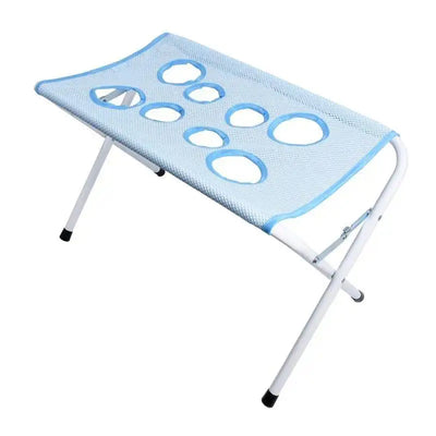 Table de Toilettage Pliable en Filet à Ouvertures Petit Chien