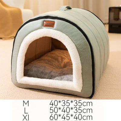 Niche d'Intérieur pour Chien Cabane en Arche Petit Chien 3 Tailles