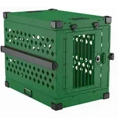 Caisse de Transport Chien Aluminium Pliable 61 à 143 cm