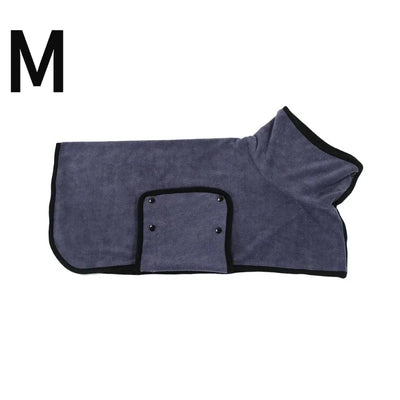 Peignoir Moelleux Épais Séchage Rapide pour Chien
