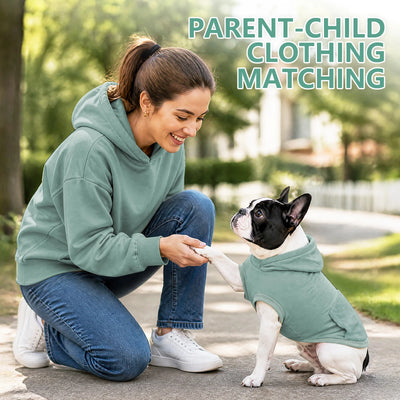 Sweat à Capuche Polaire Enfilable pour Chien Moyen et Grand