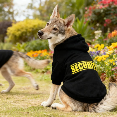 Sweat à Capuche Security Doublé Polaire pour Chien