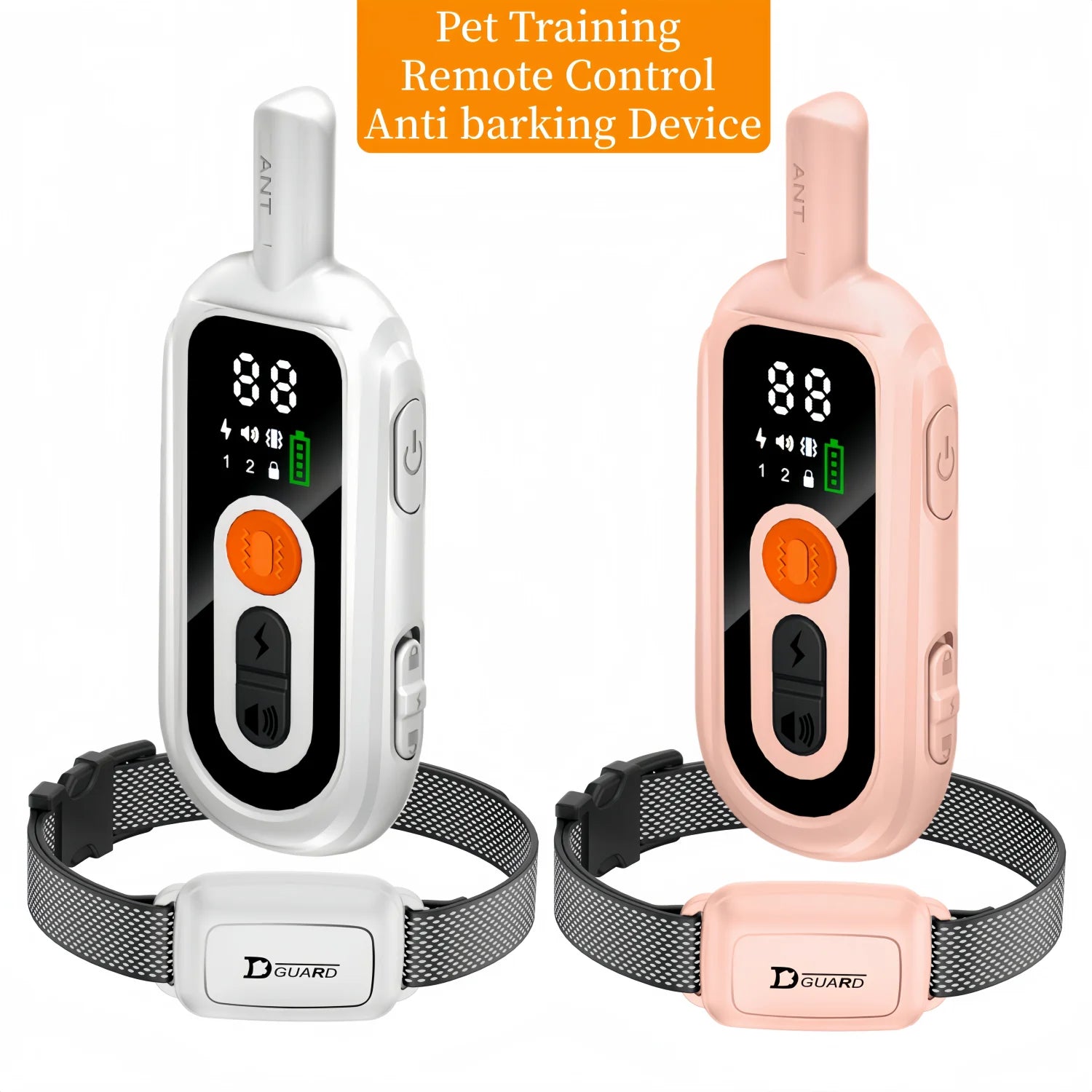 Collier Anti-Aboiement Auto 3300ft Gros Chien Rechargeable
