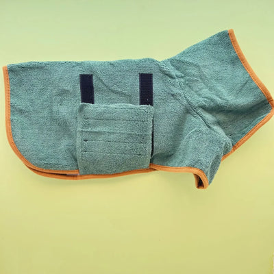 Peignoir Absorbant Confort Séchage Chien