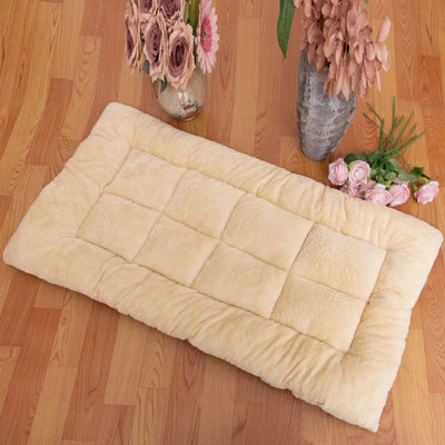 Matelas Moelleux Épais pour Chien Polyester Doux 120x60 cm