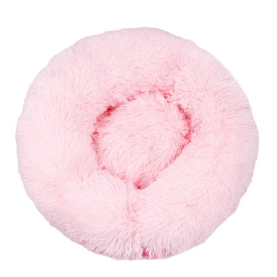 Panier Rond Donut Fibre Longue pour Chien 40 à 110 cm