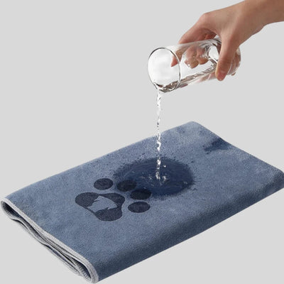 Serviette Bain Microfibre Ultra Douce pour Chien