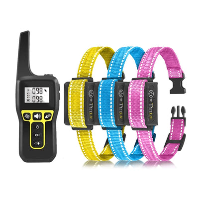 Collier Vibration Dressage 3 Chiens Étanche