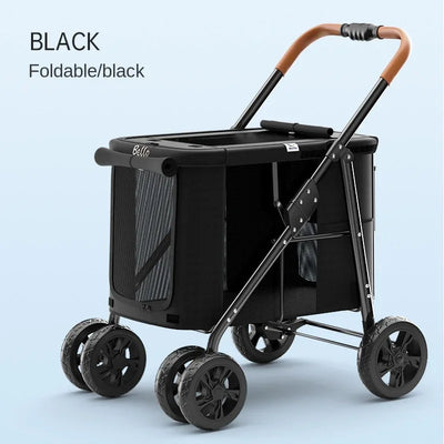 Chariot de Promenade Pliable Gros Chien 30 kg