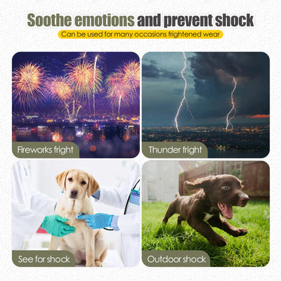 Enveloppe Apaisante Anti-Stress Corps et Oreilles Chien Orage