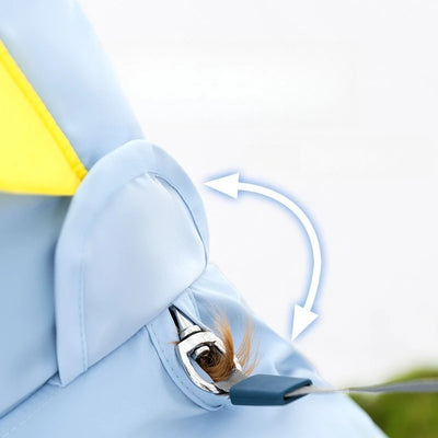 Manteau Imperméable Dinosaure Grand Chien Intégral Capuche Réfléchissant