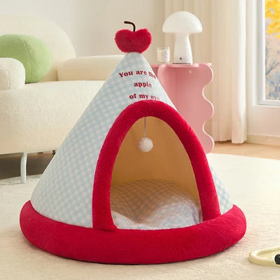Niche d'Intérieur pour Chien Tipi Douillet 38 à 70 cm