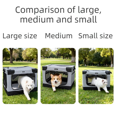Cage de Transport Pliable pour Chien Souple Oxford 600D