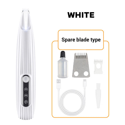 Mini Tondeuse pour Chien Pattes Silencieuse Lumière LED