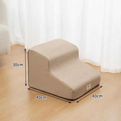 Escalier pour Chien Velours Mousse 2-3 Marches Petit Chien
