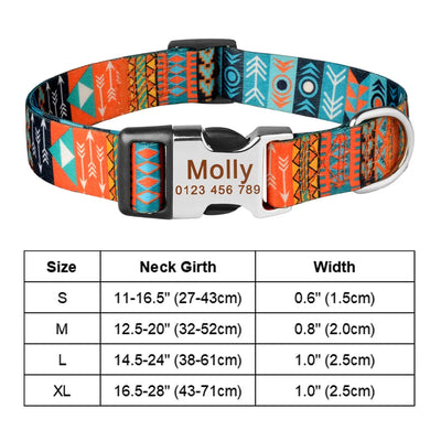 Collier Chien Personnalisé Gravé Motif au Choix