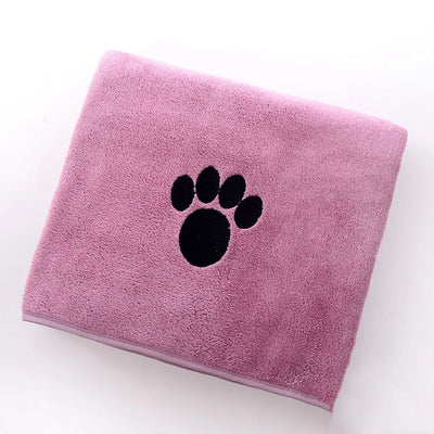 Serviette de Toilettage Microfibre Douce Chien
