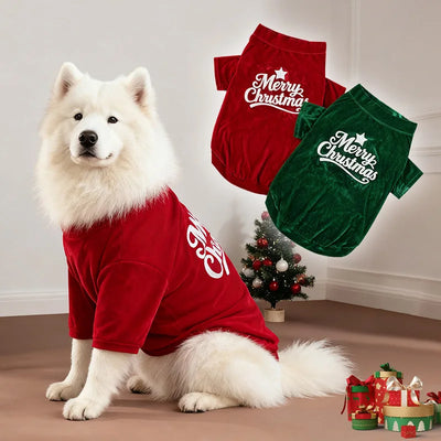 Sweat-Shirt de Noël Velours pour Chien