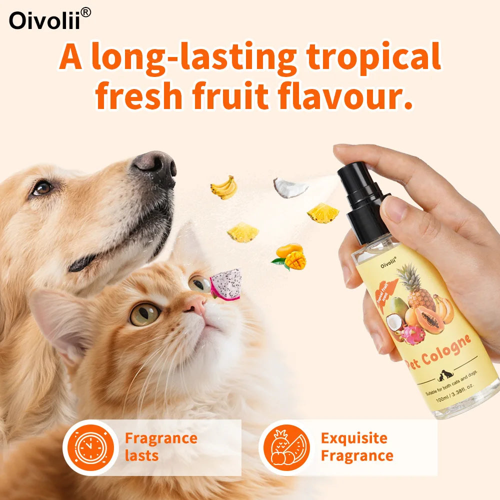 Parfum pour Chien Fruits Tropicaux Format Voyage 100 ml
