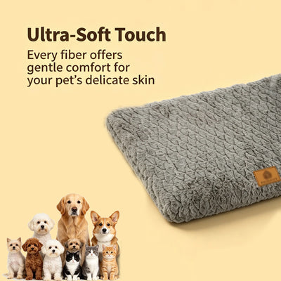Matelas Étanche Chien Mousse Ondulée Antidérapant Housse Amovible