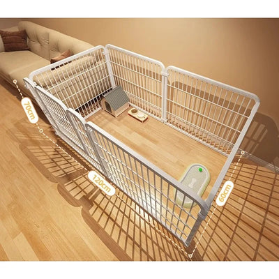 Enclos Modulable pour Chien d'Intérieur Haut et Robuste