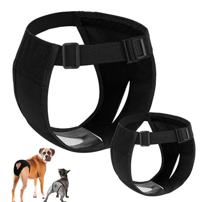 Culotte Hygiénique pour Chien Lavable Réglable XS à 2XL