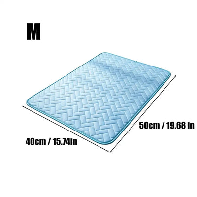 Tapis Rafraîchissant pour Chien Soie Glacée Cinq Tailles