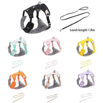Ensemble Harnais et Laisse Assortis Anti-Traction Chien