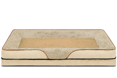 Canapé pour Chien Déhoussable Mousse Épaisse 120 x 80 cm
