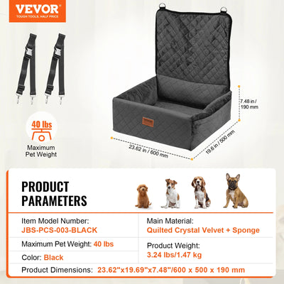 Siège Auto Imperméable Gros Chien 45kg