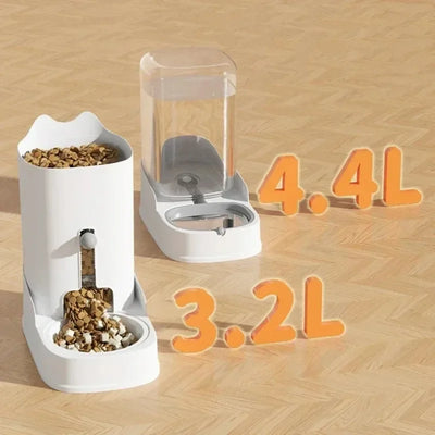 Distributeur Eau et Croquettes Chien Gravité Petit Chien 4,4 L