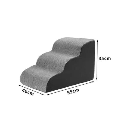 Escalier pour Chien Mousse Haute Densité Pente Douce Lit Haut