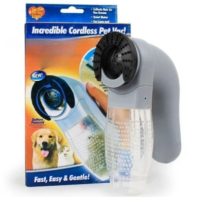Aspirateur Poils de Chien Sans Fil Brosse Caoutchouc