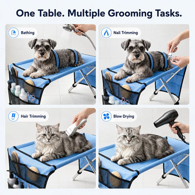 Table de Toilettage Portable Petit Chien et Chat