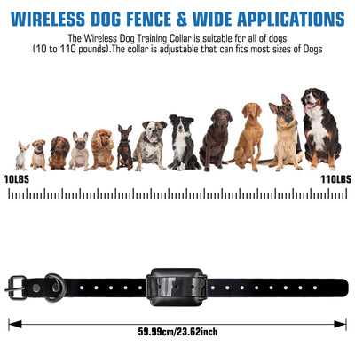 Clôture Sans Fil Rechargeable Gros Chien
