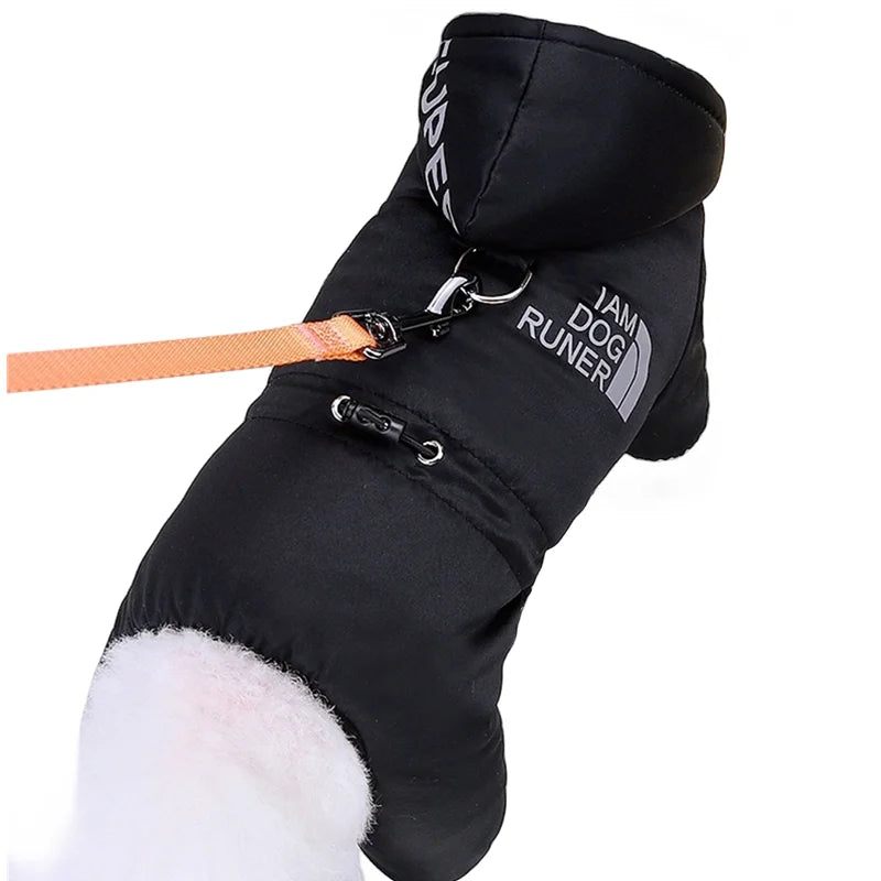 Combinaison Imperméable Hiver 4 Pattes Chien Capuche