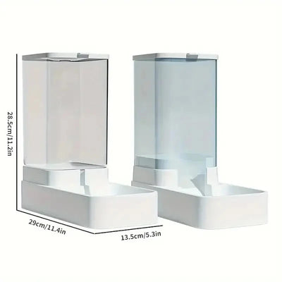 Distributeur Croquettes et Eau Chien Gravité 2,1 kg 3,8 L